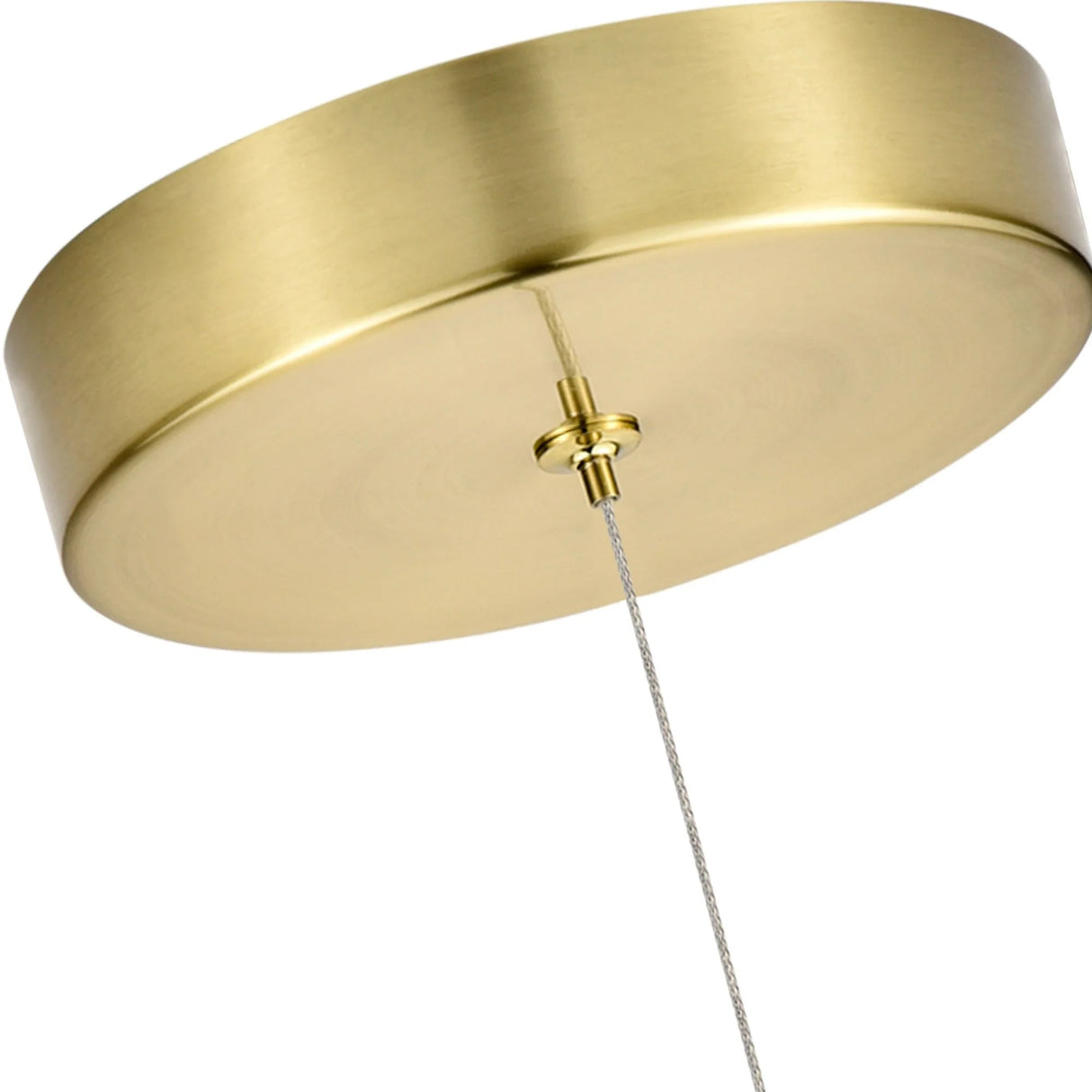 VONN Capri VCP2105AB 7" Integrated LED ETL Certified Height Adjustable Pendant Light with Glass Shade, Antique Brass