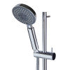 ALFI brand AB7938-PC Polished Chrome Sliding Rail Hand Held Shower Head Set with Hose