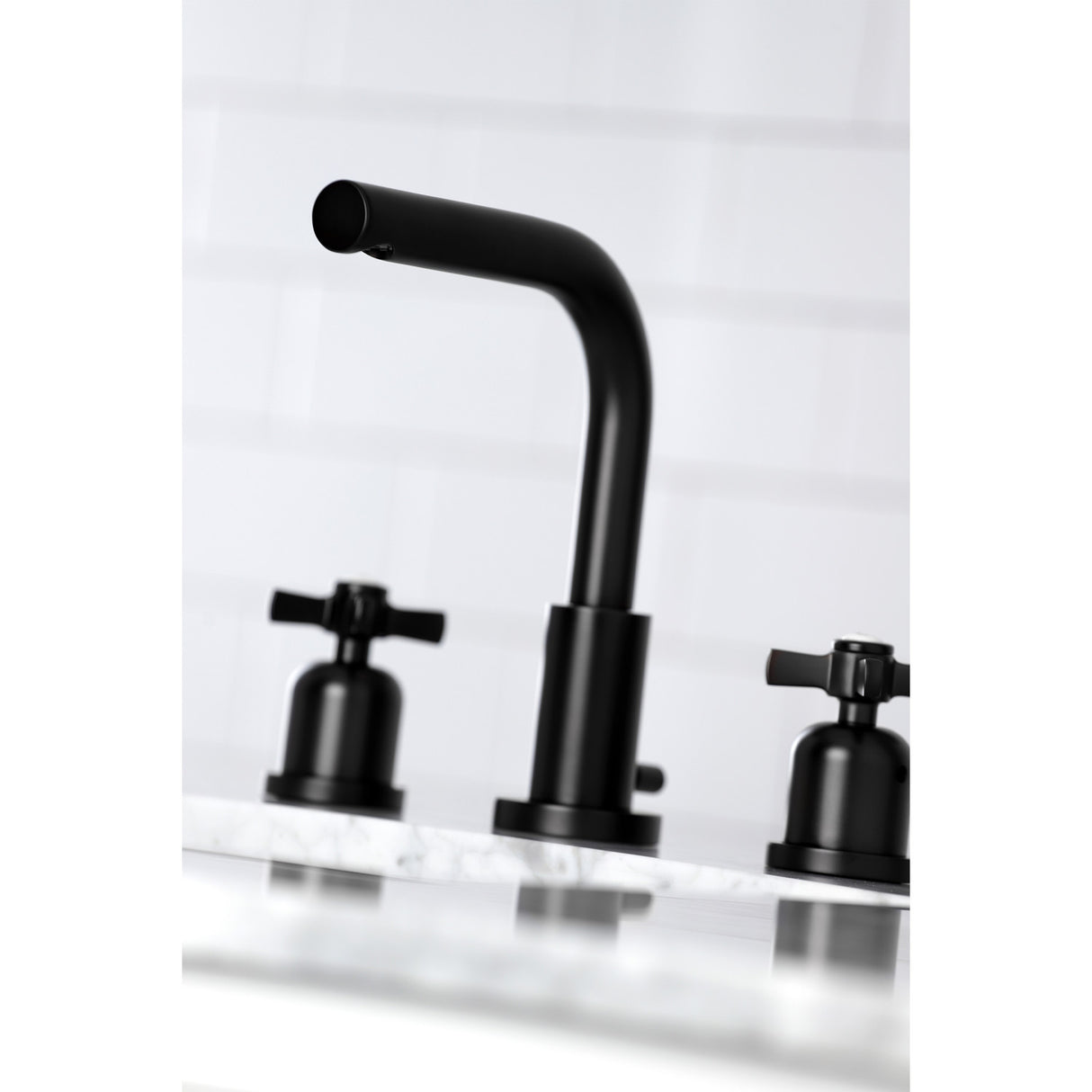 Fauceture FSC8950ZX 8 in. Widespread Bathroom Faucet, Matte Black