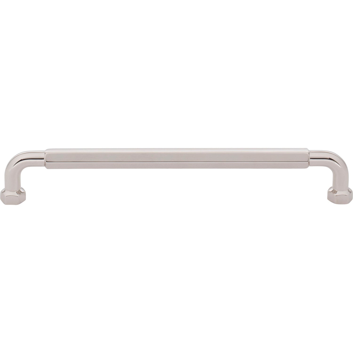 Top Knobs TK3204 Dustin Pull 7 9/16 Inch Center to Center - Polished Nickel
