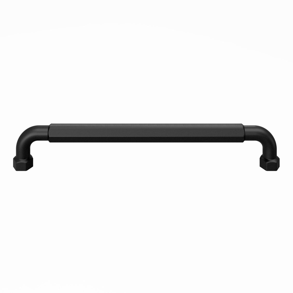Top Knobs TK3204 Dustin Pull 7 9/16 Inch Center to Center - Flat Black