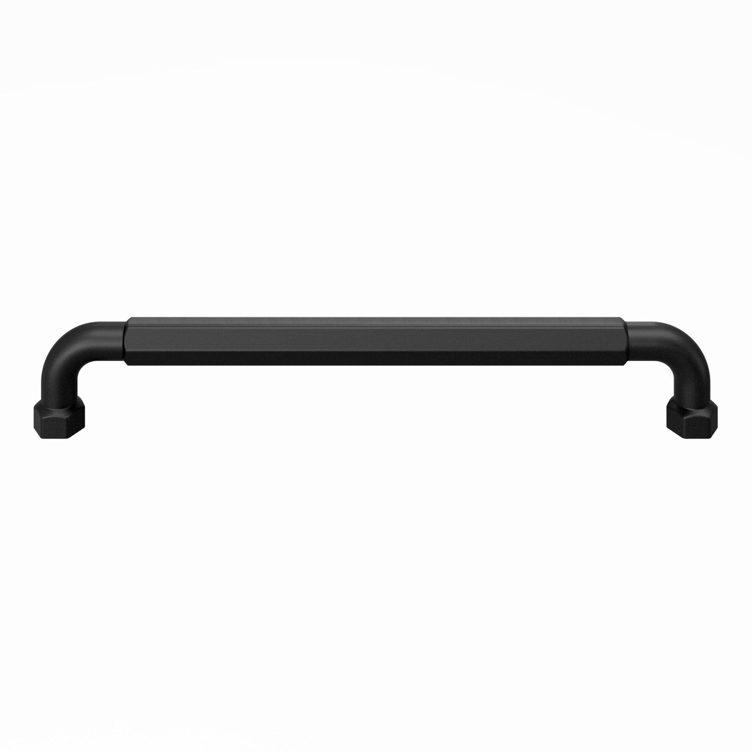 Top Knobs TK3204 Dustin Pull 7 9/16 Inch Center to Center - Flat Black