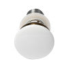 ALFI brand AB8056-W White Ceramic Mushroom Top Pop Up Drain for Sinks with Overflow