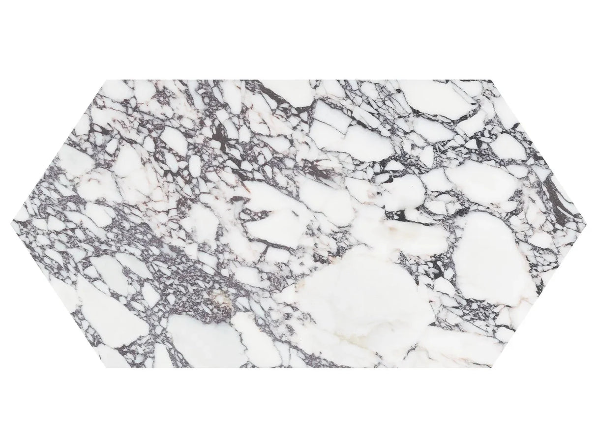 Anatolia Tile 24 Inch Viola Roccia Picket Honed Marble Tile 5000-0566-0 - 12X24 Picket Viola Roccia Picket - premium natural stone mosaic tile from Anatolia Tile, available at PoshHaus showroom in Keene, NH