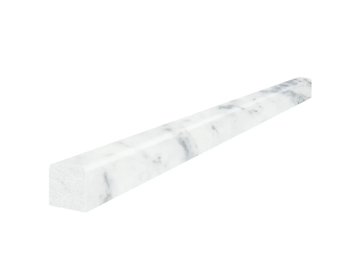 Anatolia Tile 1/2X12 Virtue Bianco Honed Marble Deco-Bar 5002-0085-0 - Mini 1/2" X 12" Virtue Bianco Deco-Bar 1/2x12 - premium natural stone mosaic tile from Anatolia Tile, available at PoshHaus showroom in Keene, NH