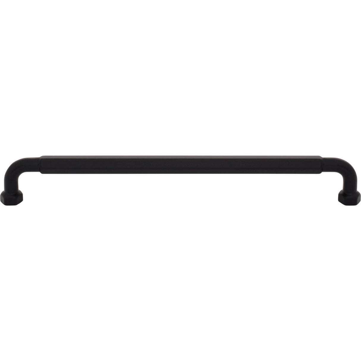 Top Knobs TK3205 Dustin Pull 8 13/16 Inch Center to Center - Flat Black