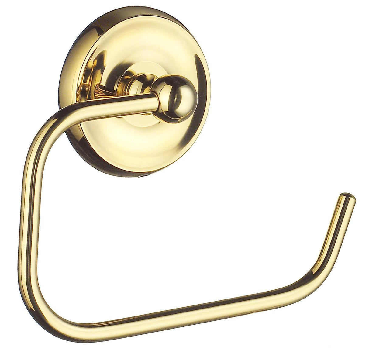 Smedbo Villa Toilet Roll Holder in Polished Brass
