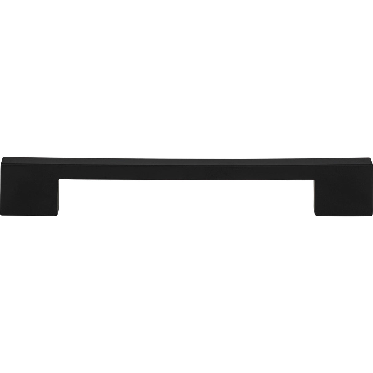 Atlas Homewares Thin Square Pull 7 9/16 Inch (c-c) Matte Black