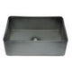 ALFI brand ABCO3020SB Concrete Color 30 inch Reversible Single Fireclay Farmhouse Kitchen Sink