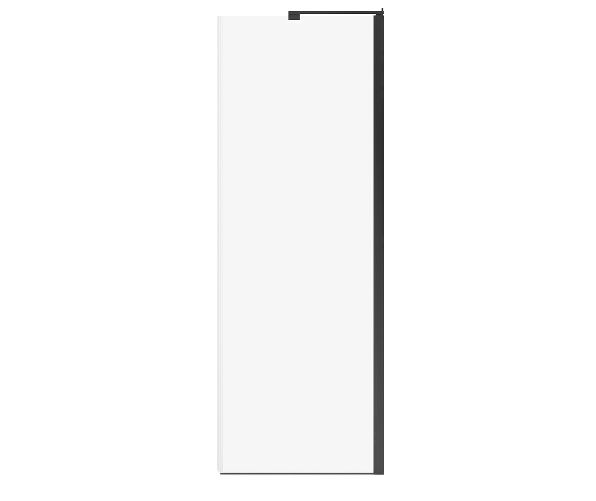 MAAX 139588-810-340-000 Capella 78 Return Panel for 32 in. Base with GlassShield® glass in Matte Black