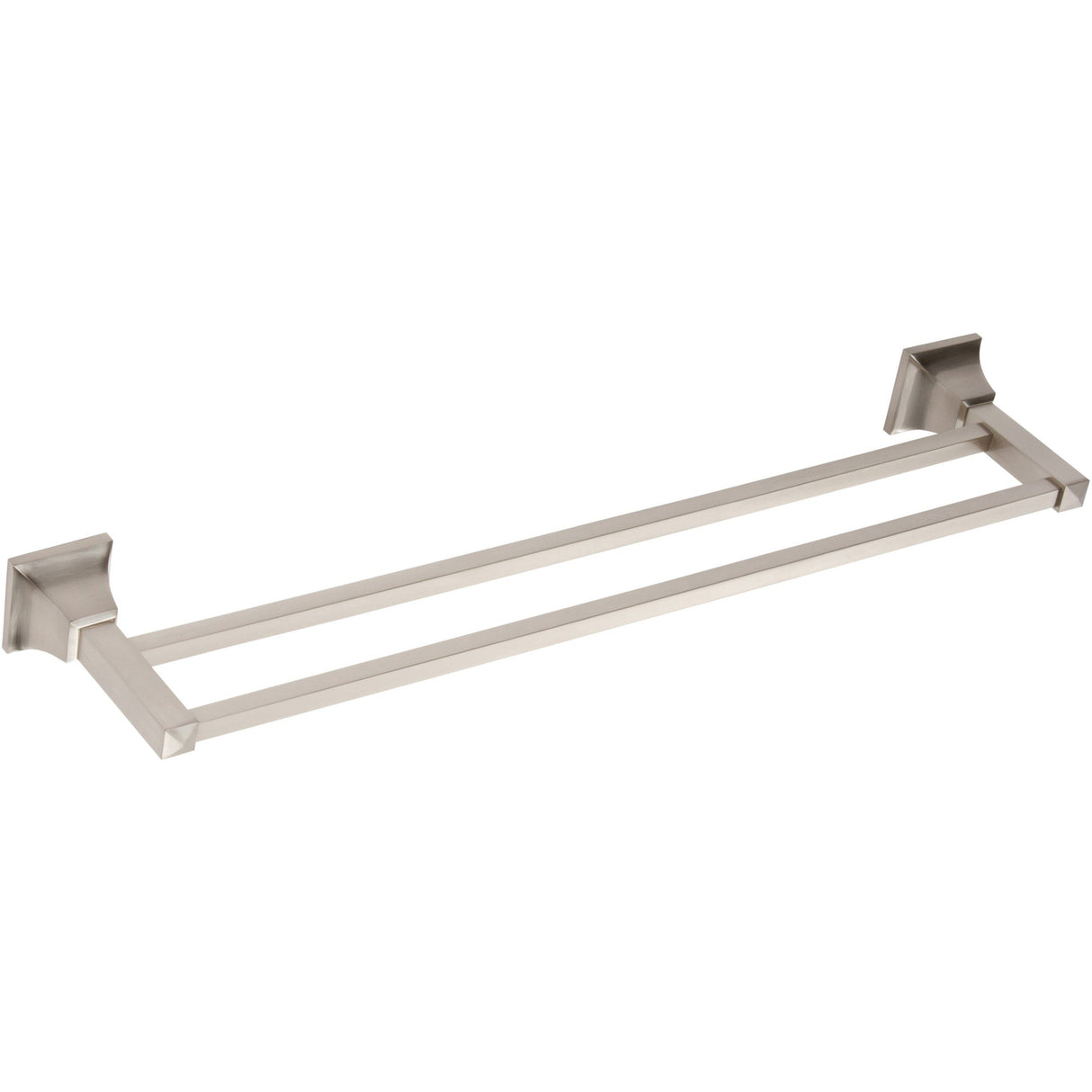 Atlas Homewares Gratitude Bath Towel Bar 24 Inch Double Brushed Nickel