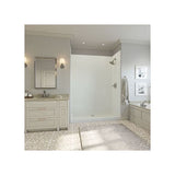 Wetwall Panel Aria White 48in x 72in Groove Edge to Flat Edge W7001