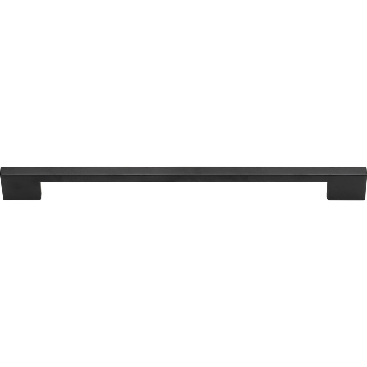 Atlas Homewares Thin Square Pull 11 5/16 Inch (c-c) Matte Black