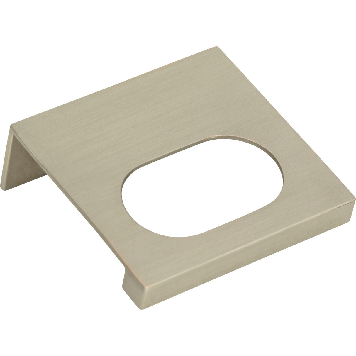 Atlas Homewares Modern Square Edge Tab Pull 1 1/4 Inch (c-c) Brushed Nickel