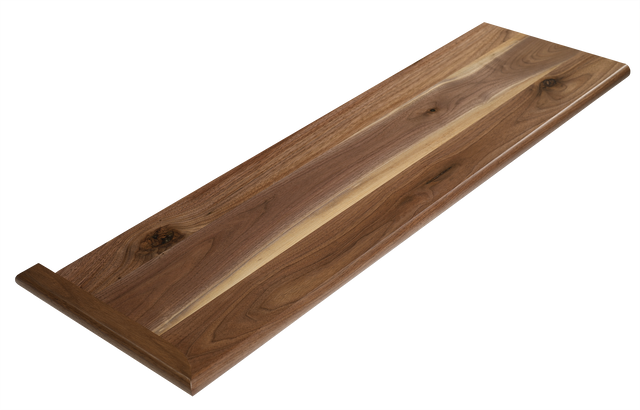 CALI Charred Truffle Stair Nosing Flush 7603000626 74 26/32 x 2 28/32 x 24/32