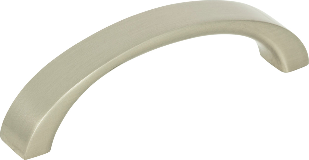 Atlas Homewares Tableau Curved Pull 2 1/2 Inch (c-c) Brushed Nickel