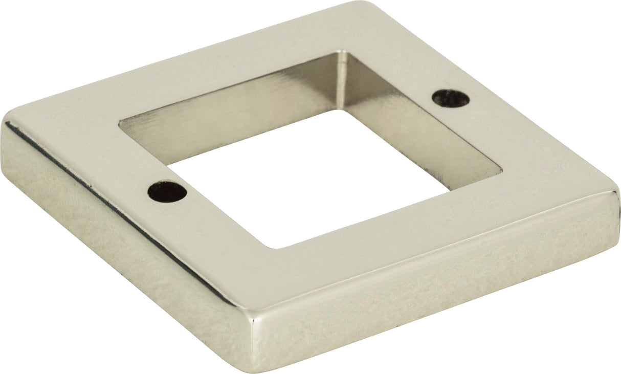 Atlas Homewares Tableau Square Base 1 7/16 Inch Polished Nickel