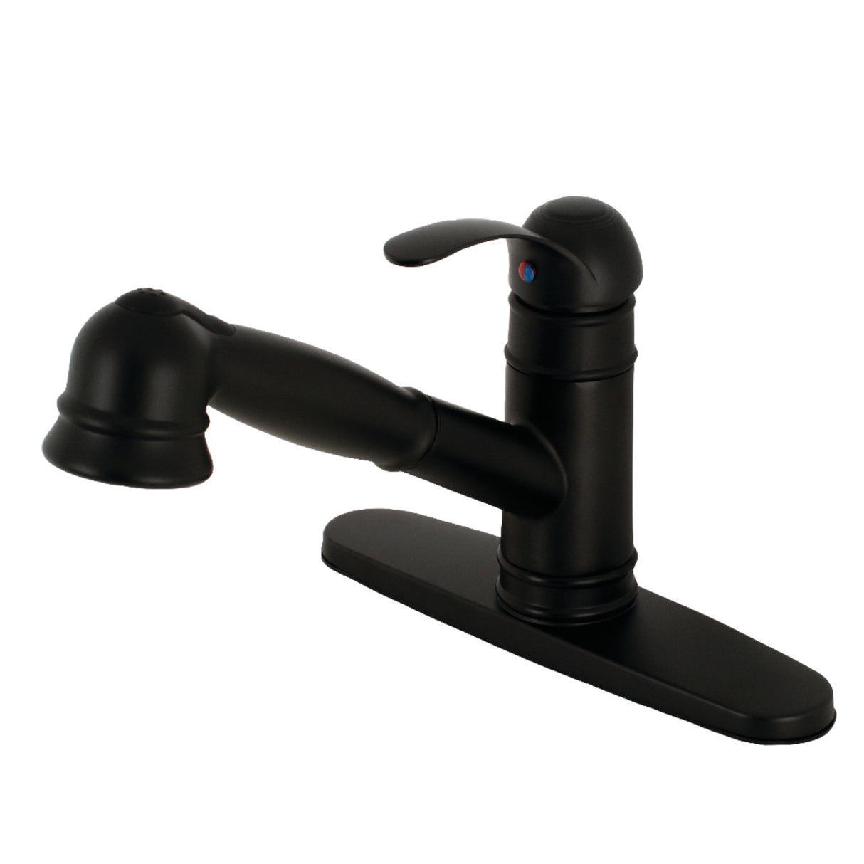 Gourmetier GSC7570WEL Eden Single-Handle Pull-Out Kitchen Faucet, Matte Black