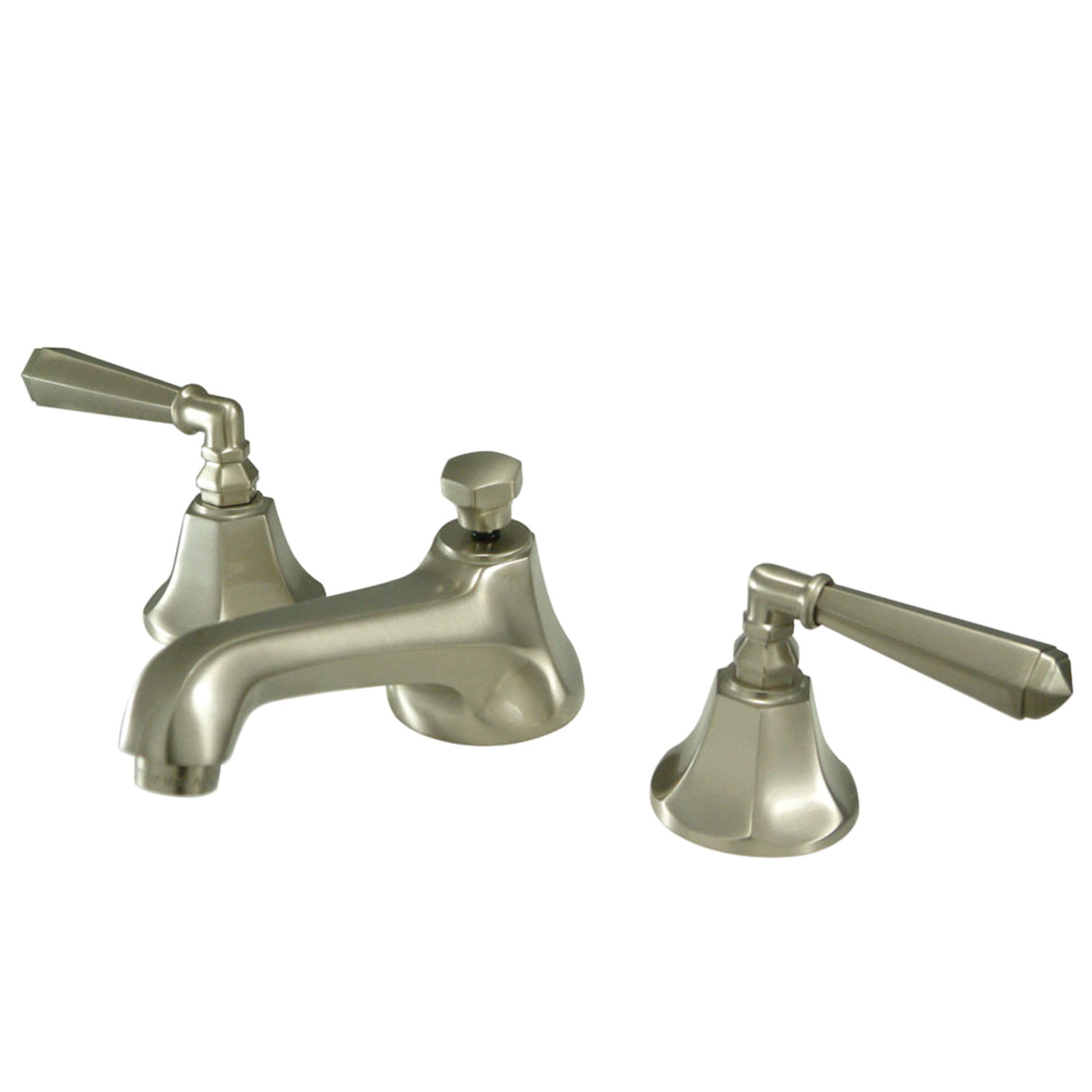 Kingston Brass KS4468HL Metropolitan Widespread Bathroom Faucet, Brushed Nickel