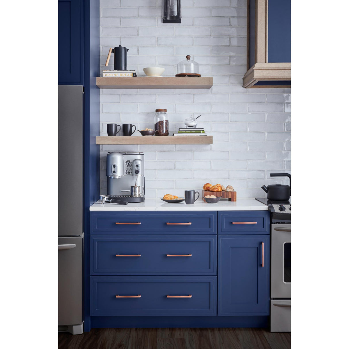 Atlas Homewares Indio Pull 8 13/16 Inch Matte Rose Gold