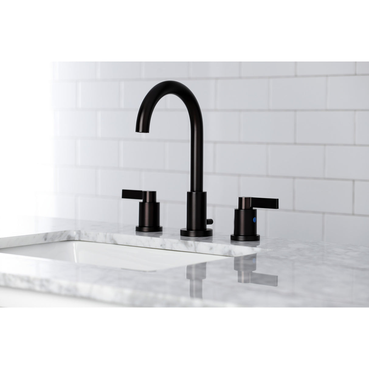 Fauceture FSC8925NDL NuvoFusion Widespread Bathroom Faucet, Oil Rubbed Bronze