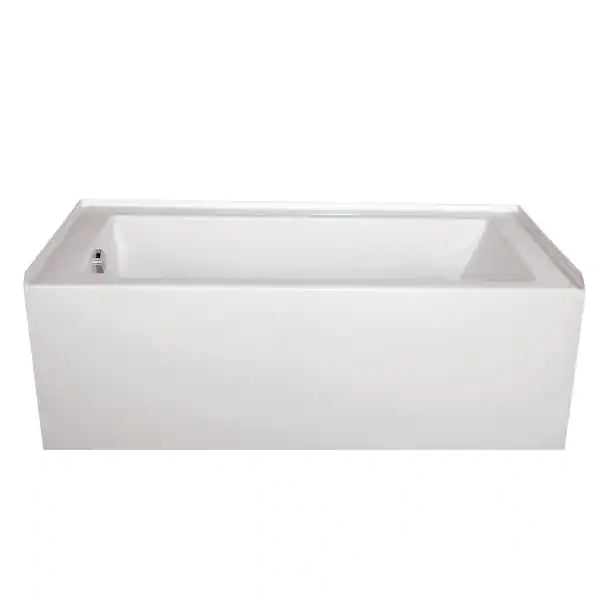 Sydney 60 in. Right Hand Drain Rectangular Alcove Bathtub in White