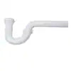 1-1/4 in. White Plastic Sink Drain P- Trap