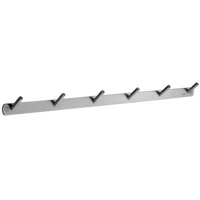 Smedbo Beslagsboden Coat Rack in Brushed Stainless Steel