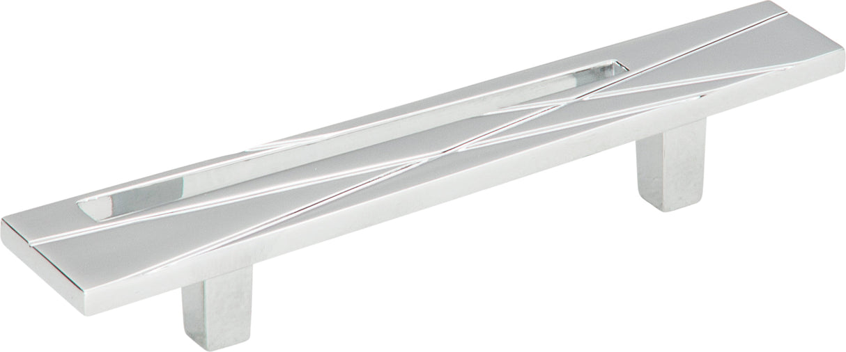 Atlas Homewares Modernist Left Pull 3 Inch (c-c) Polished Chrome