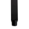 Black Matte 6" Square Ceiling Shower Arm