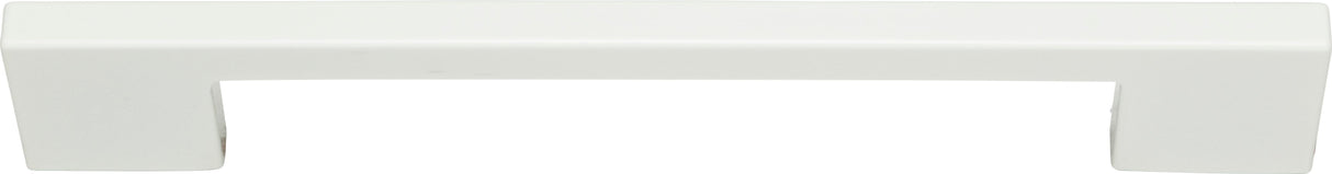 Atlas Homewares Thin Square Pull 7 9/16 Inch (c-c) High White Gloss