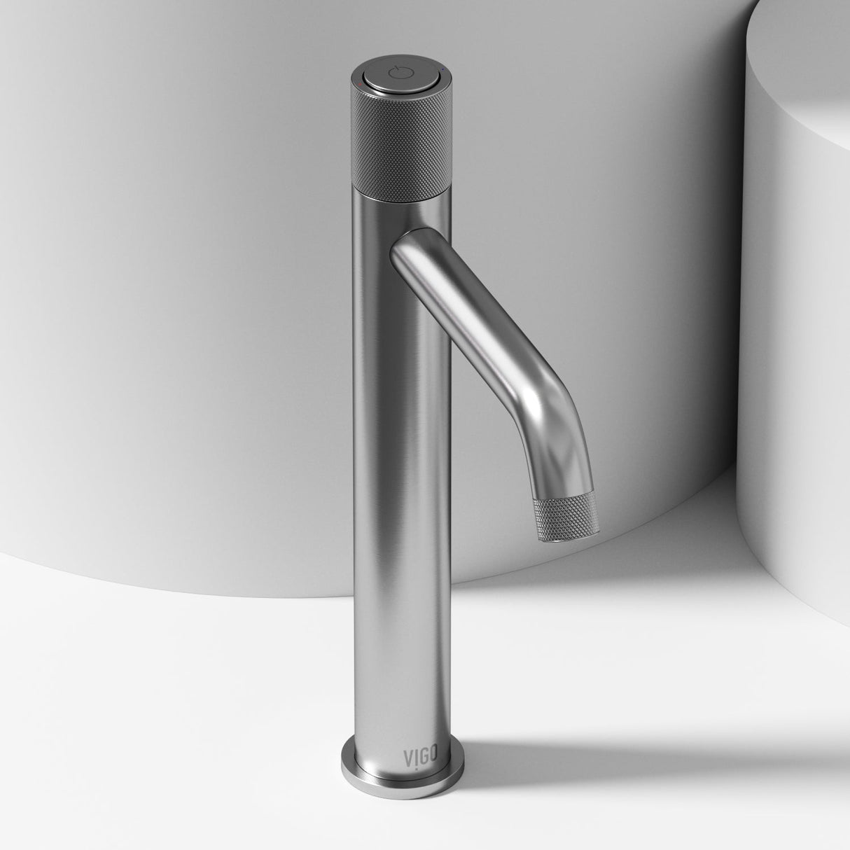 VIGO Apollo Vessel Bathroom Faucet in Brushed Nickel VG03031BN