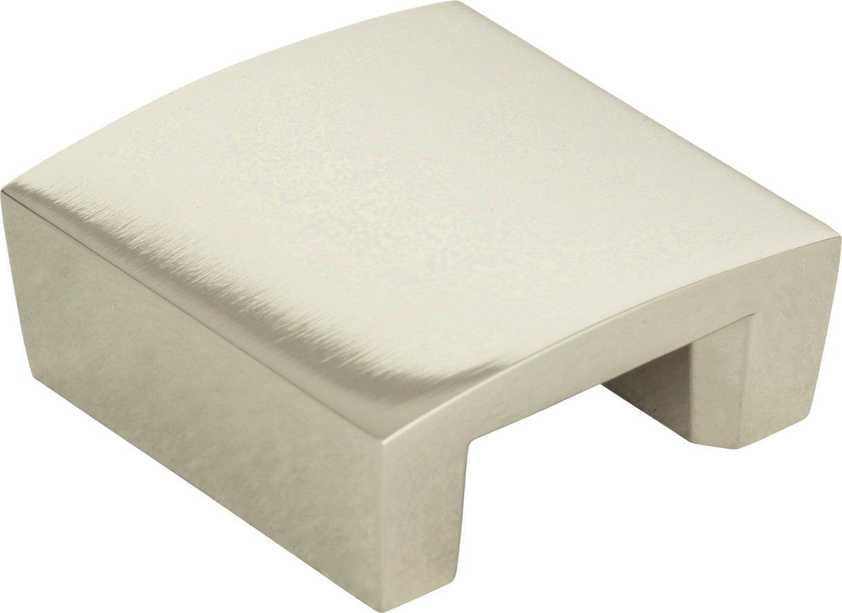 Atlas Homewares Centinel Solid Knob 1 1/4 Inch (c-c) Polished Nickel