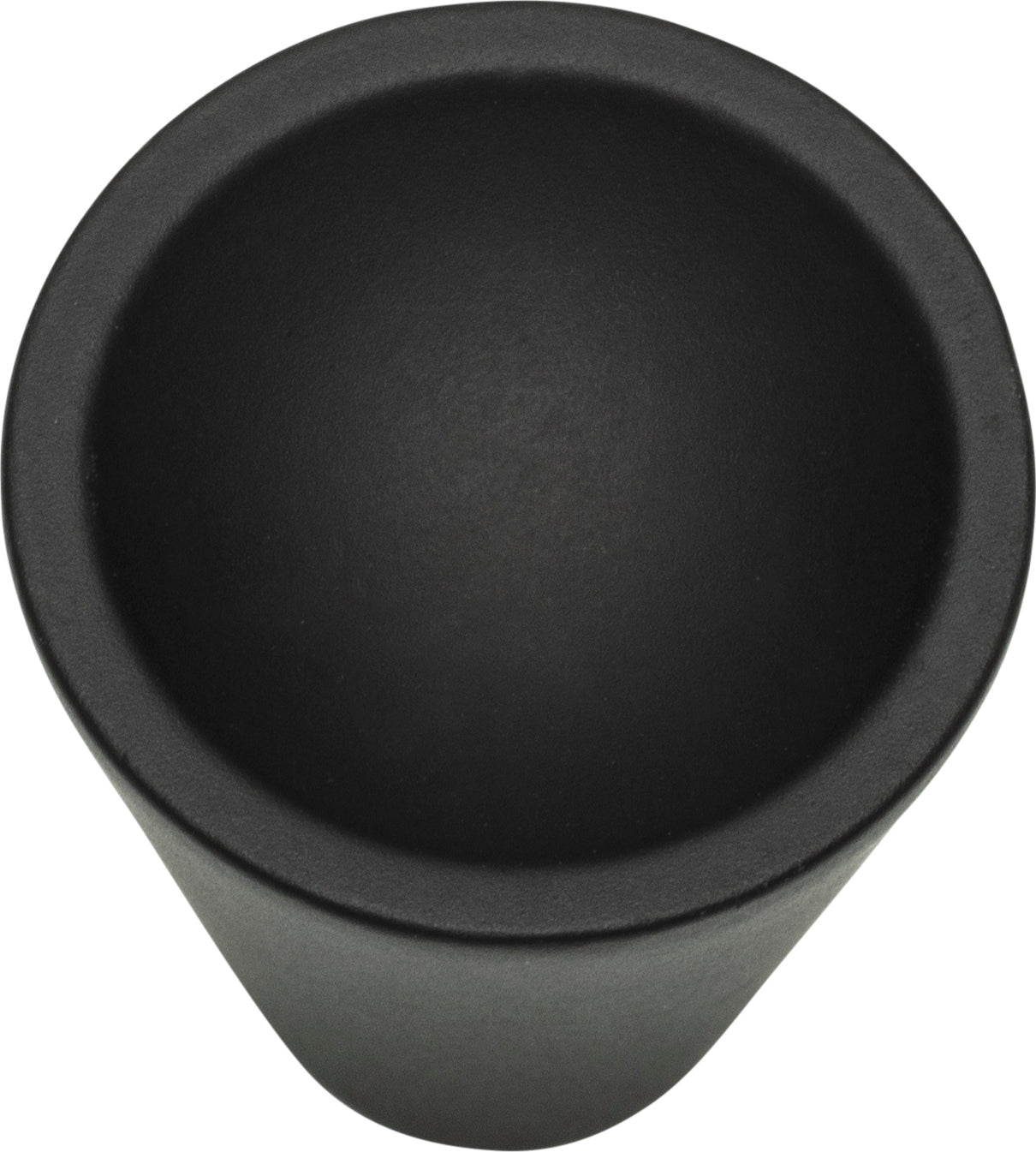 Atlas Homewares Dap Cone Knob 1 Inch Matte Black