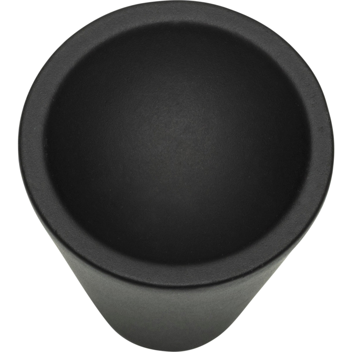Atlas Homewares Dap Cone Knob 1 Inch Matte Black