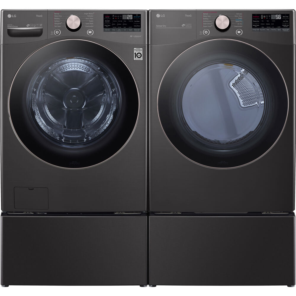LG WM4000HBA-E-KIT 4.5 CF Front Load Washer (WM4000HBA) & 7.4 CF Electric Dryer (DLEX4000B)