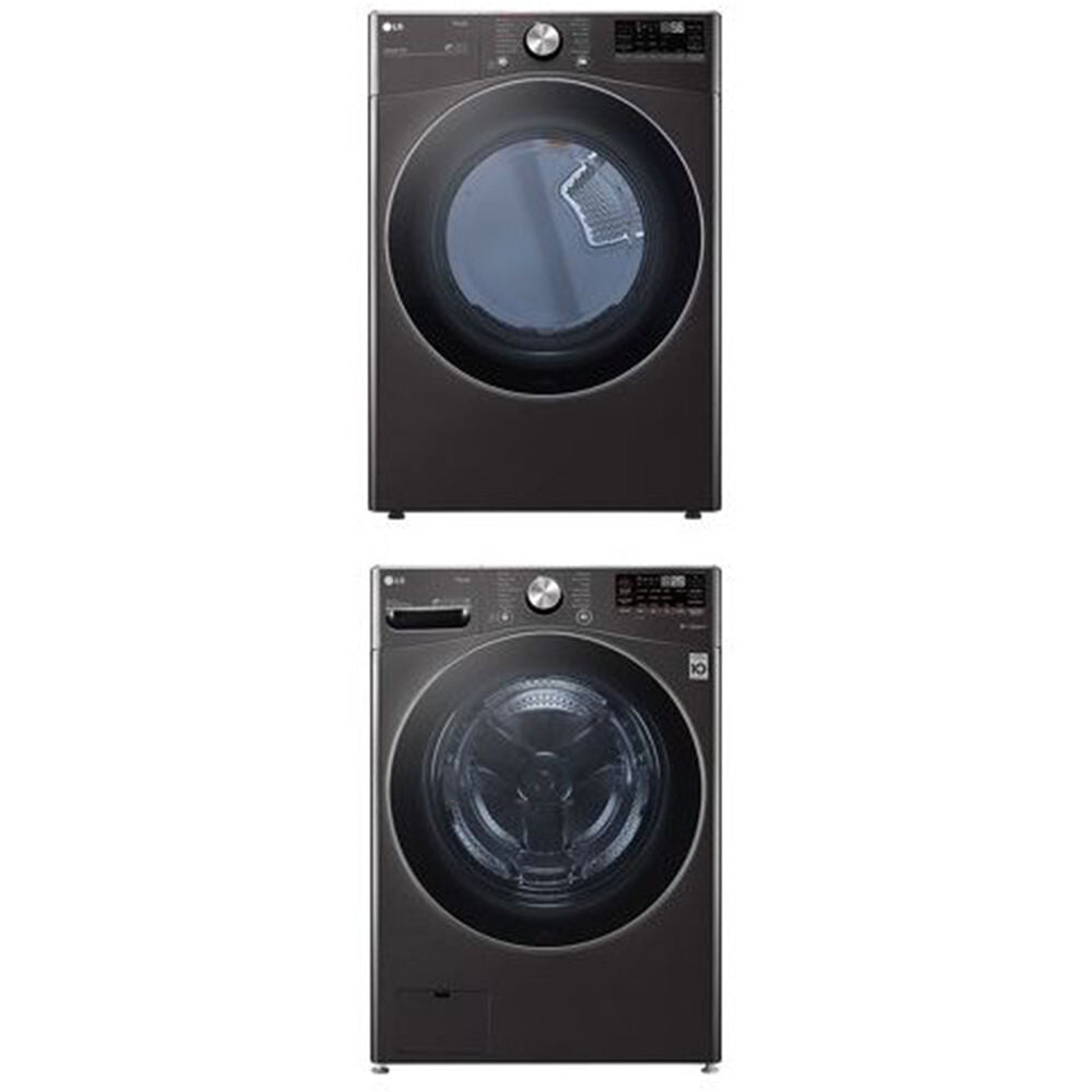 LG WM4200HBA-E-KIT 5.0 CF Front Load Washer (WM4200HBA) & 7.4 CF Electric Dryer (DLEX4200B)