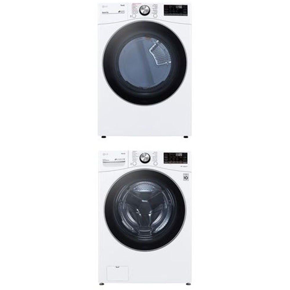 LG WM4200HWA-E-KIT 5.0 CF Front Load Washer (WM4200HWA) & 7.4 CF Electric Dryer (DLEX4200W)