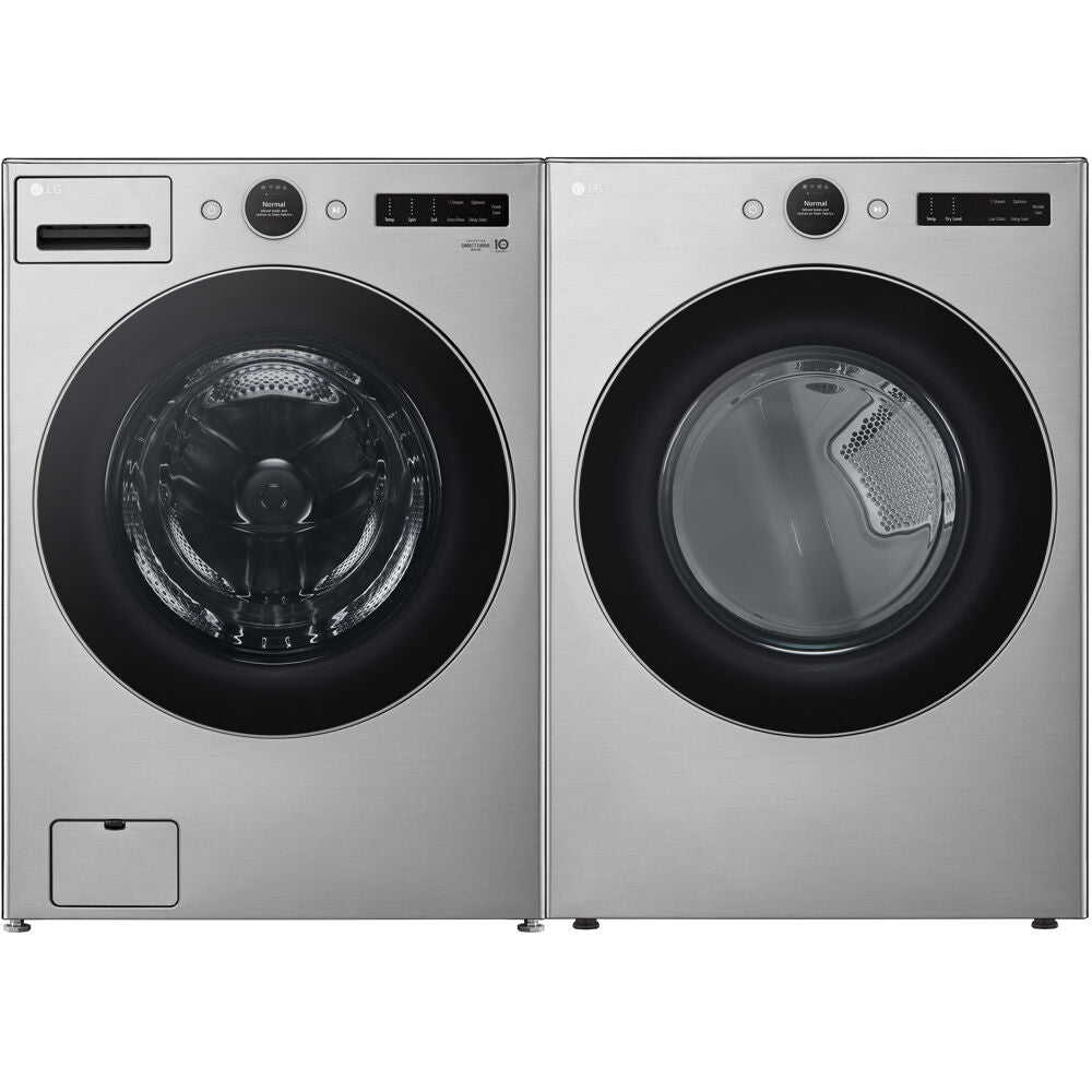 LG WM5500HVA-E-KIT 4.5 CF Front Load Washer (WM5500HVA) & 7.4 CF Electric Dryer (DLEX5500V)
