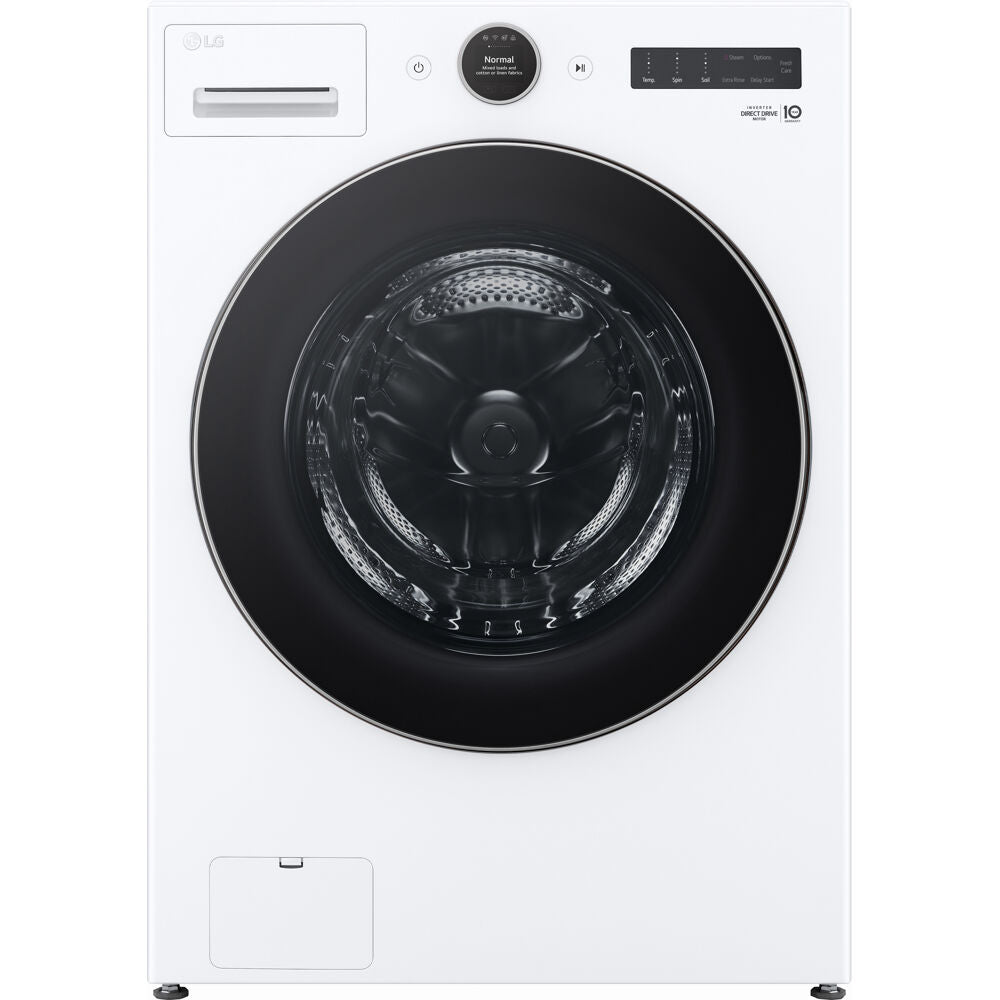 LG WM5500HWA 4.5 CF Ultra Large Capacity Front Load Washer with AIDD, Steam, Wi-Fi