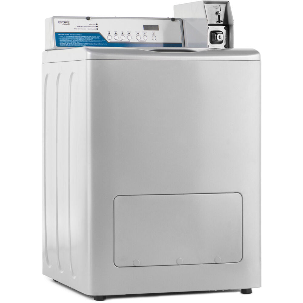 Crossover WMTW4371MC2 2.9 CF Commercial Top Load Washer, 18lb Capacity, OPL/Coin/Card Rdy