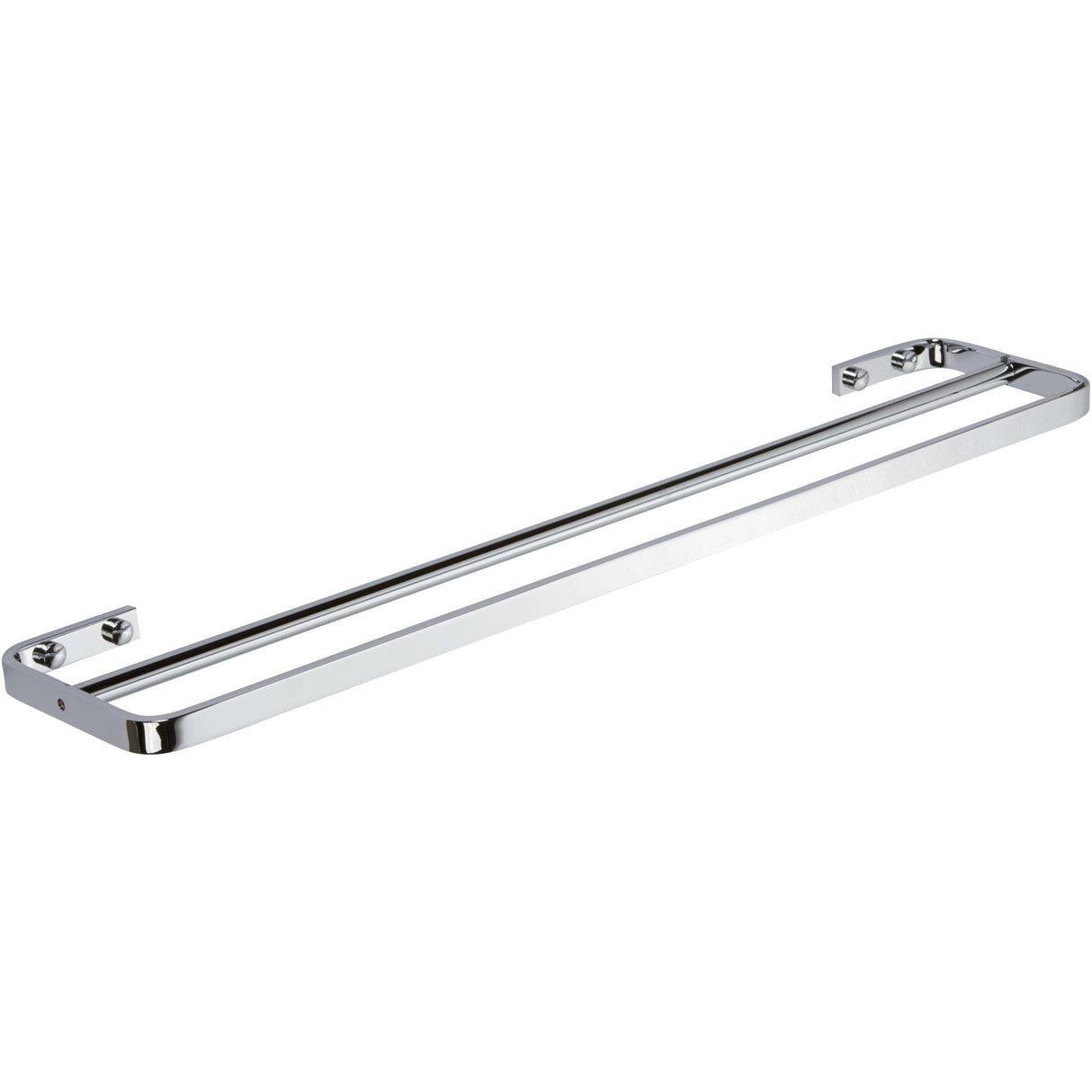 Atlas Homewares Solange Bath Towel Bar 24 Inch Double Polished Chrome