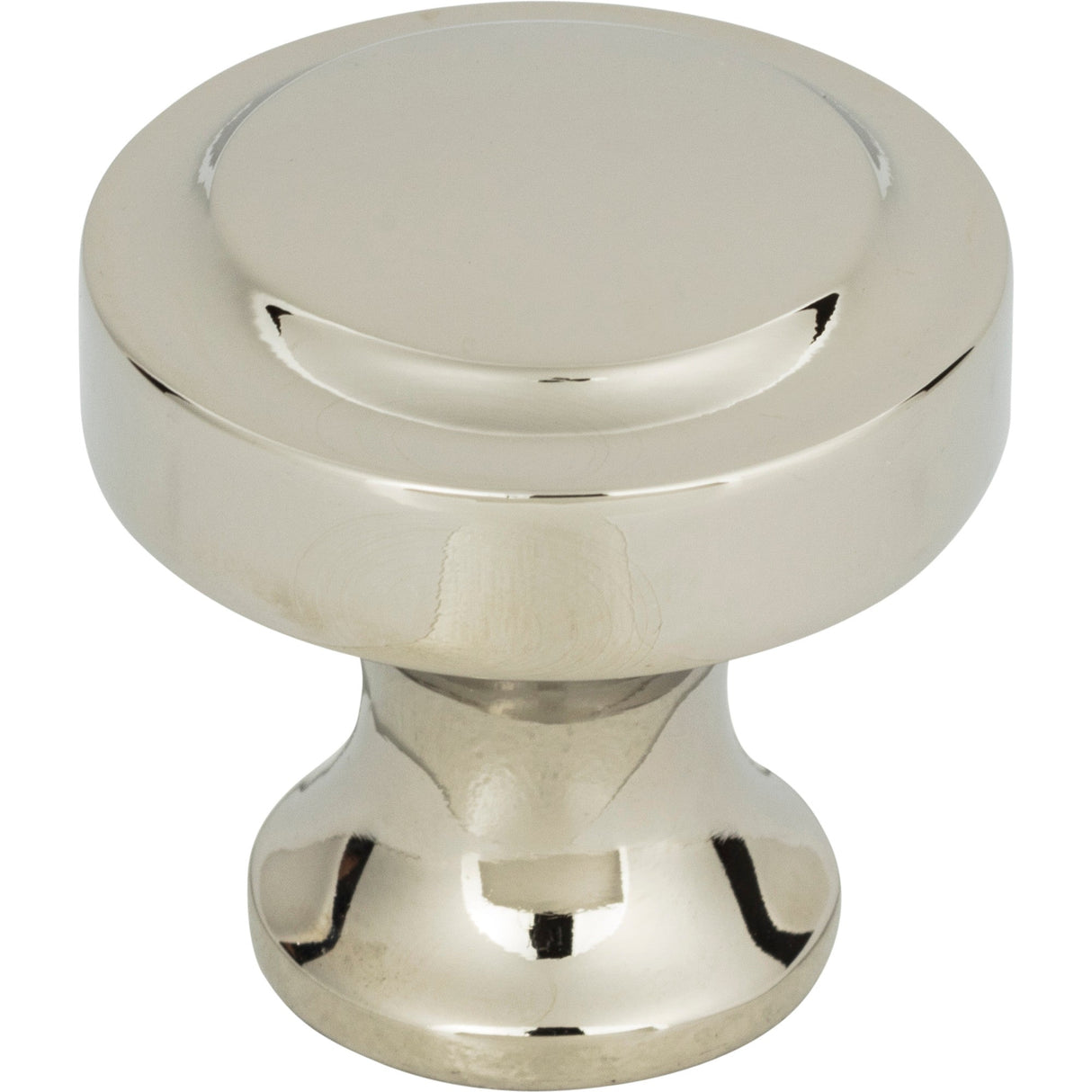 Atlas Homewares Bradbury Knob 1 1/4 Inch Polished Nickel