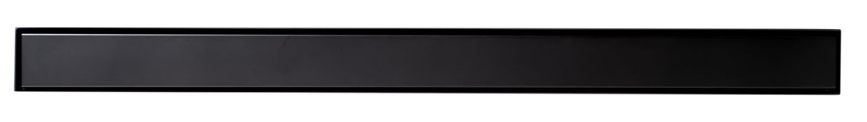 ALFI brand 36" Black Matte Stainless Steel Linear Shower Drain with Solid Cover