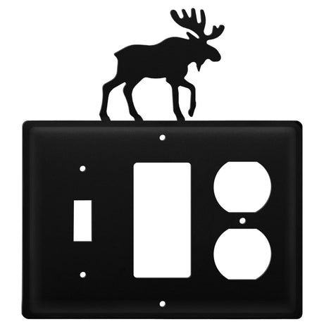 Triple Moose Single Switch GFI and Outlet Cover CUSTOM Product