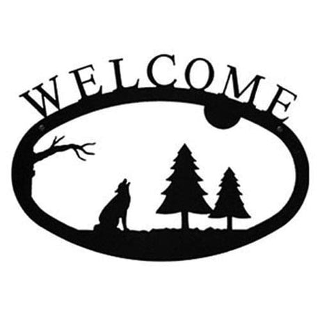 Timber Wolf Welcom Sign Large