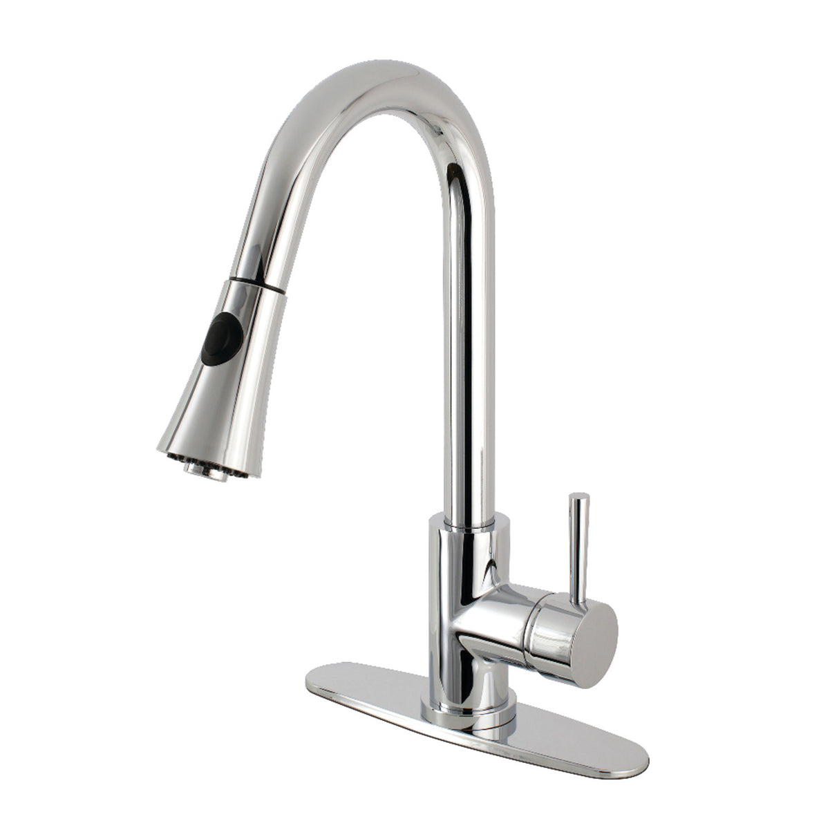 Gourmetier LS8721DL Concord Single-Handle Pull-Down Kitchen Faucet, Polished Chrome