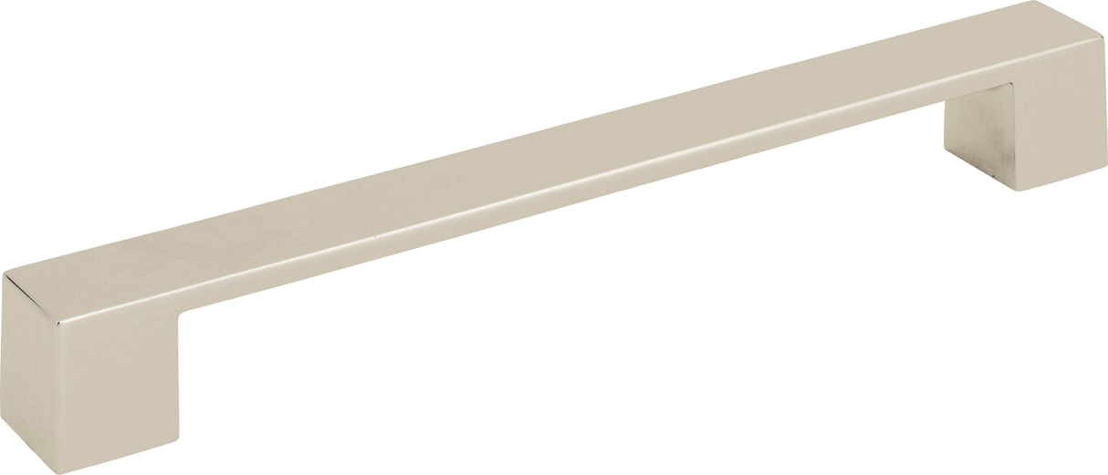 Atlas Homewares Wide Square Pull 7 9/16 Inch (c-c) Polished Nickel