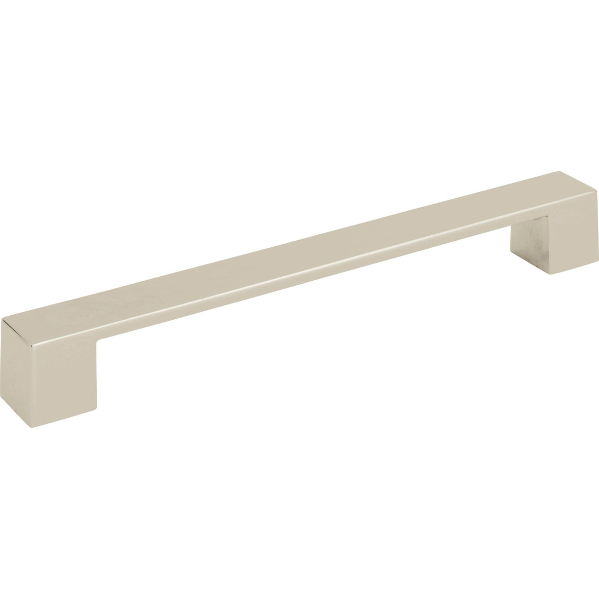 Atlas Homewares Wide Square Pull 7 9/16 Inch (c-c) Polished Nickel