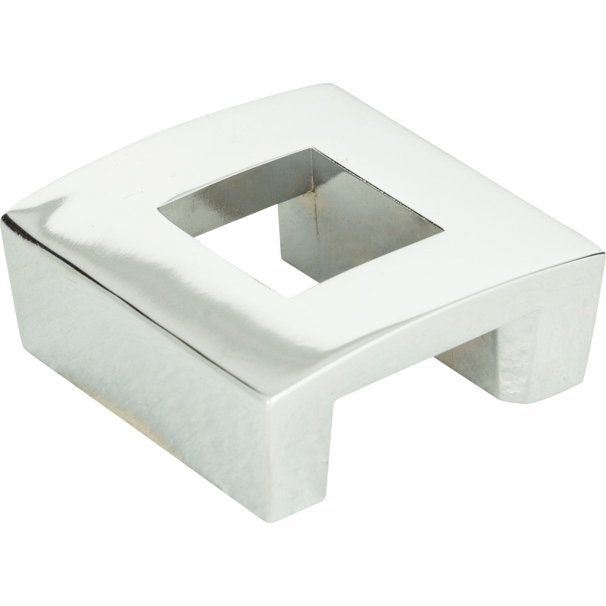 Atlas Homewares Centinel Square Knob 1 1/4 Inch (c-c) Polished Chrome